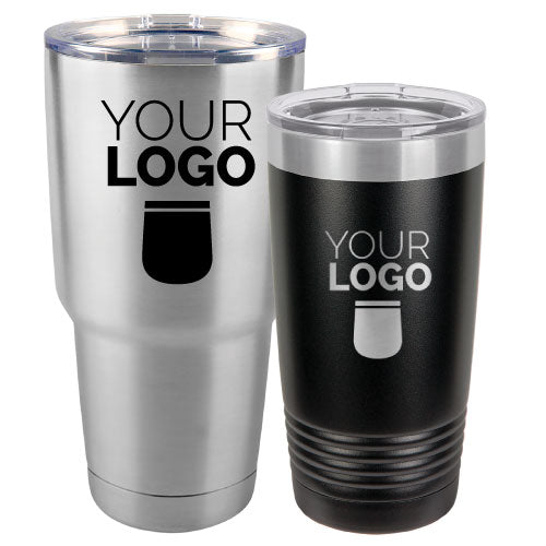 Engraved Logo Stainless Steel Insulated Tumblers - By the Piece