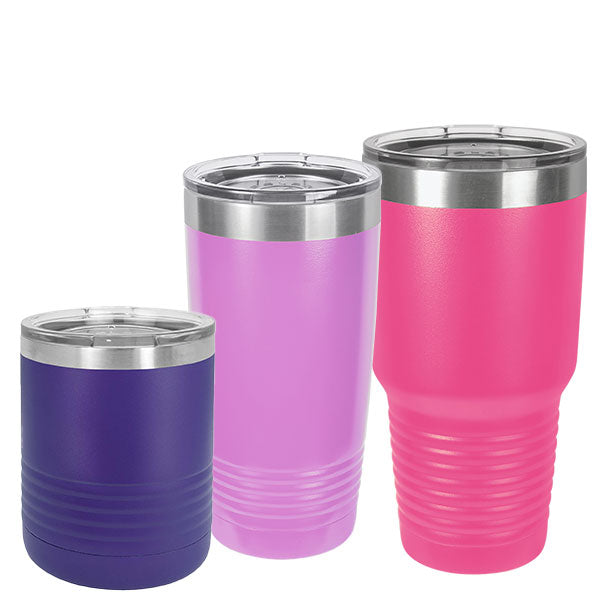 polar camel tumblers for laser engraving and uv printing, wholesale blank travel tumblers in classic shaped sold at discount bulk pricing