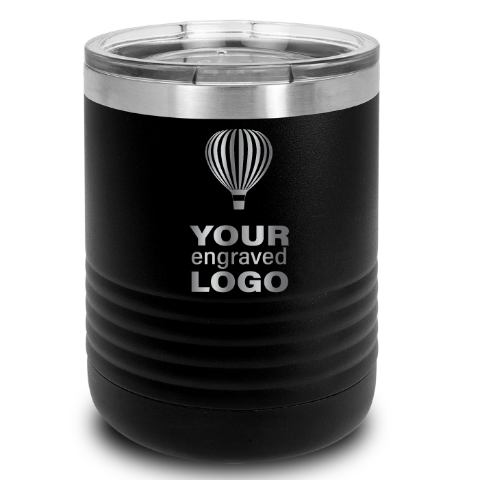 Vasos Lowball de 10 oz -Mix &amp; Match- Logotipo personalizado grabado o impreso a todo color al por mayor a granel