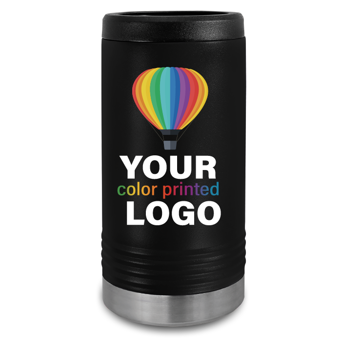 12 oz Insulated Slim Seltzer Can Cooler -Mix & Match- Bulk Wholesale Personalized Engraved or Full Color Print Logo