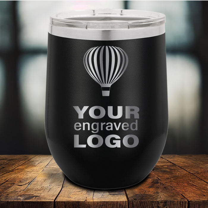 12 oz Wine Tumblers -Mix & Match- Bulk Wholesale Personalized Engraved or Full Color Print Logo