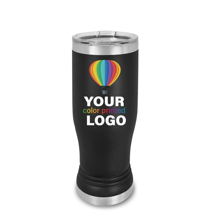 14 oz Promo Pilsner Beer Tumblers -Mix & Match- Bulk Wholesale Personalized Engraved or Full Color Print Logo