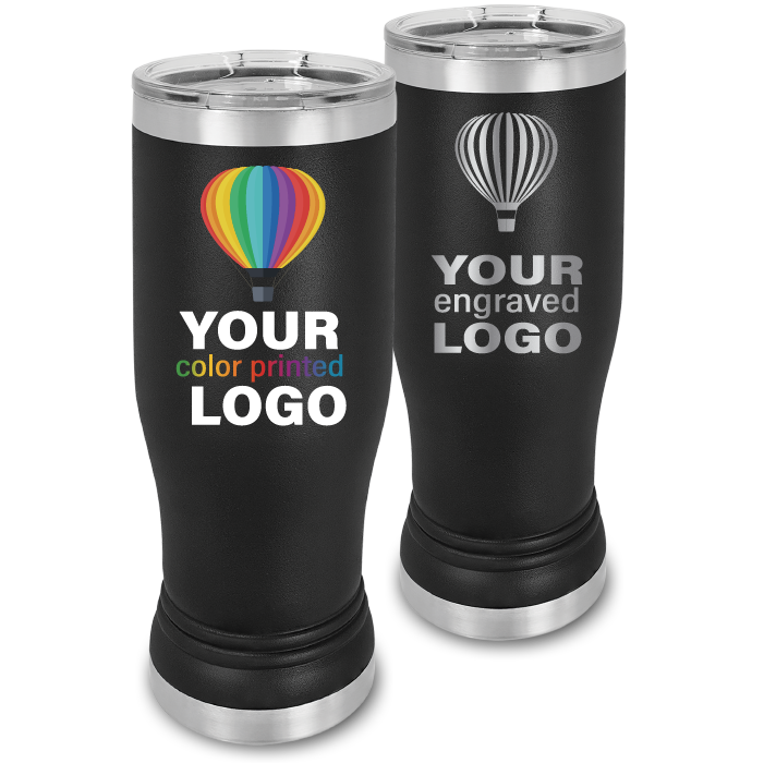 20 oz Promo Pilsner Beer Tumblers -Mix & Match- Bulk Wholesale Personalized Engraved or Full Color Print Logo