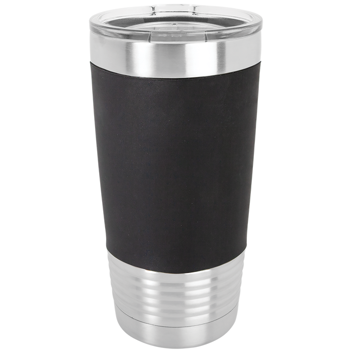 Case of 24 Blank 20 oz Silicone Tumblers, Insulated Stainless Steel + Lid