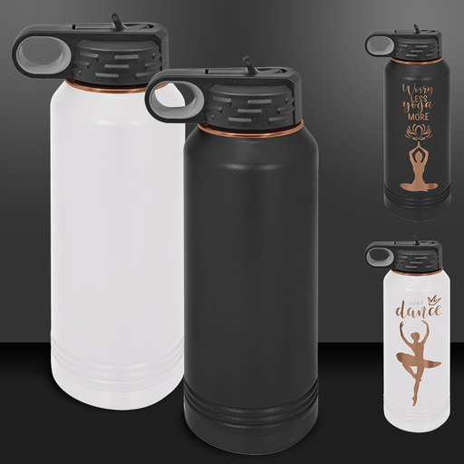 Copper Rose Gold Polar Camel 32 oz Sport Water Bottle with Flip Lid LWB240 LWB241