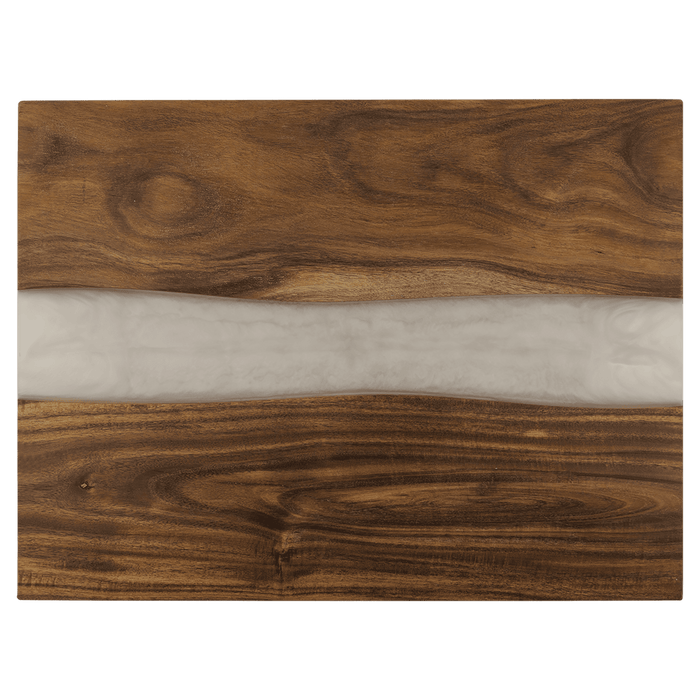 Acacia with Pearl River Resin Serving Board