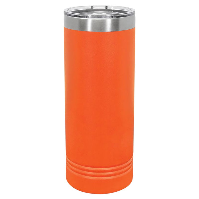 OVERSTOCK SALE 22 oz Skinny Stainless Steel Insulated SureGrip Tumblers, Blank, Polar Camel Lid