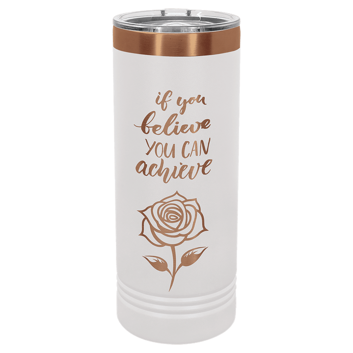 Copper Ion-Plated 22 oz Skinny Polar Camel Tumblers