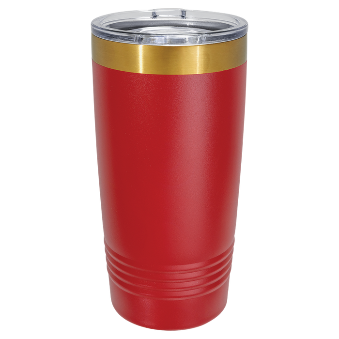 Red to Gold 20oz Tumbler Engraving Blank Wholesale