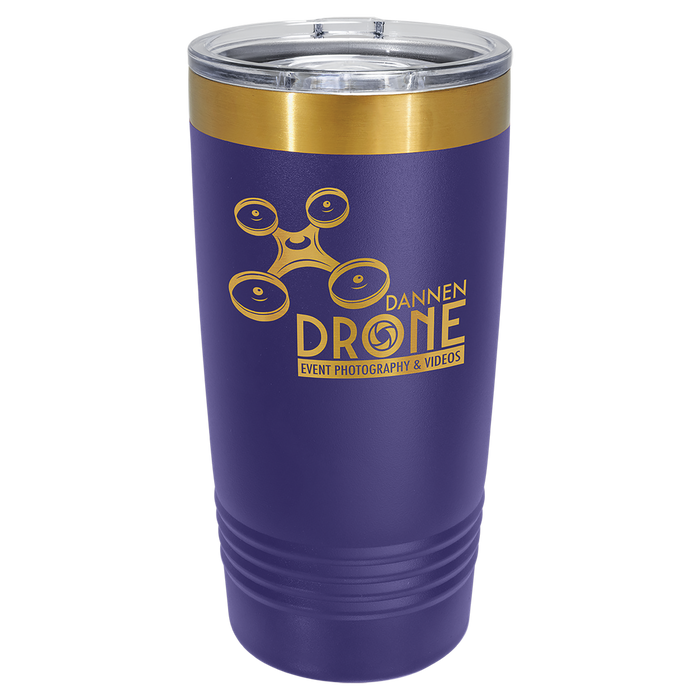 Gold Ion-Plated 20 oz Polar Camel Tumblers