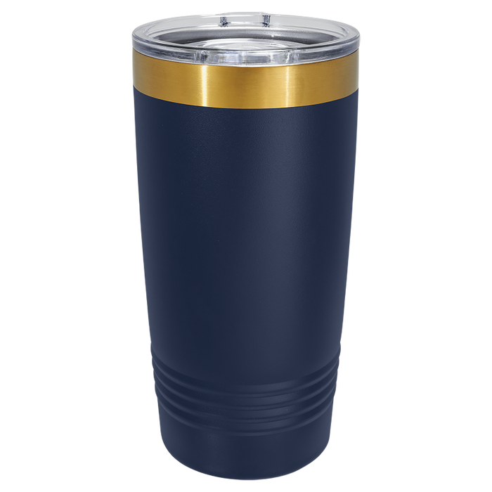 Navy to Gold 20oz Tumbler Engraving Blank Wholesale