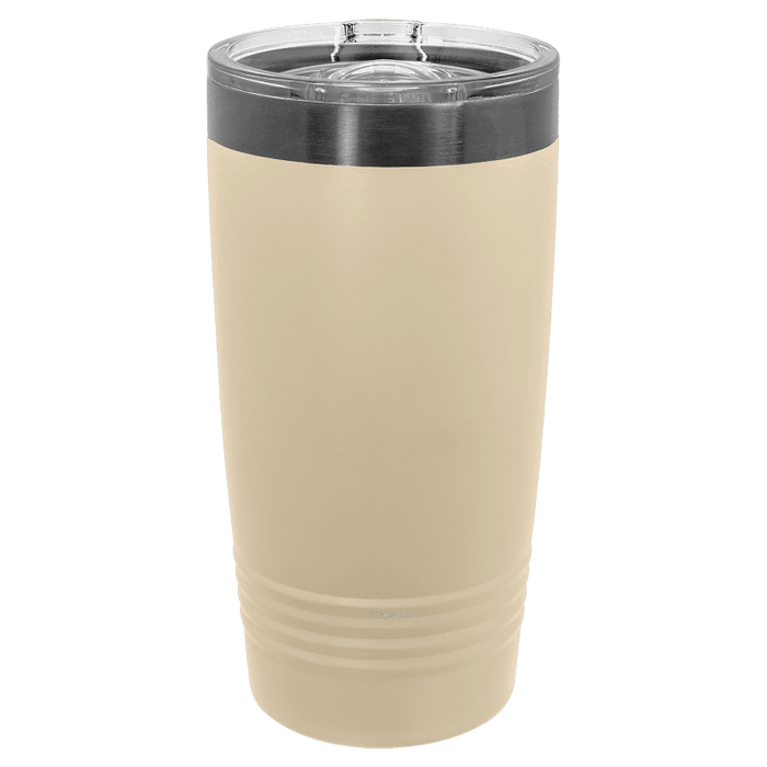 tan, warm sand, pastel light yellow stainless steel polar camel insulated tumbler, black ion plated bulk tumbler wholesale blank, no minimum order