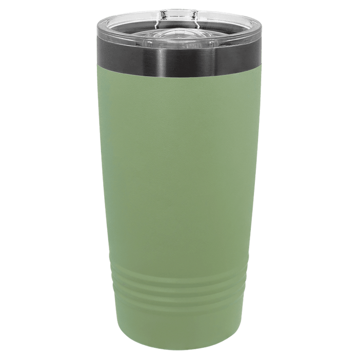 sage green stainless steel 20 oz polar camel insulated tumbler, black ion plated bulk tumbler wholesale blank, no minimum order