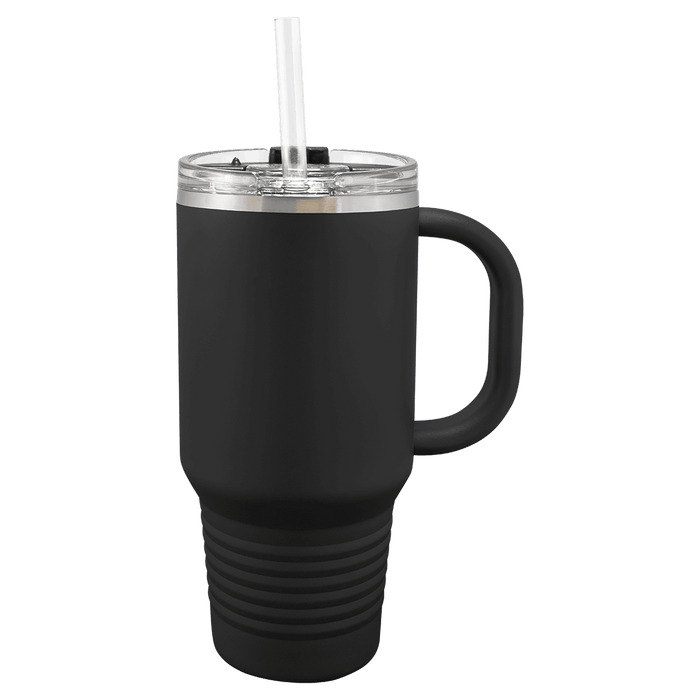 Polar Camel 32 oz. Travel Mug with Handle, Straw Included