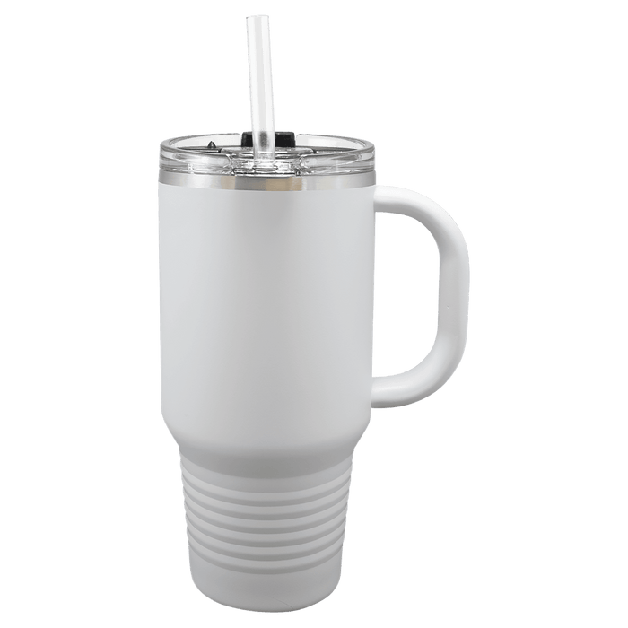 Polar Camel 32 oz. Travel Mug with Handle, Straw Included