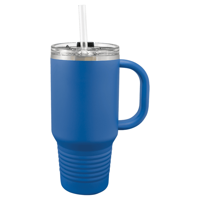 Polar Camel 32 oz. Travel Mug with Handle, Straw Included