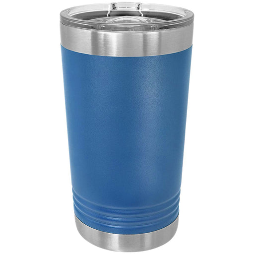 Stainless Steel Tumbler with Straw- Hot and Cold Double Wall  Drinking Mug- 16 oz.: Tumblers & Water Glasses