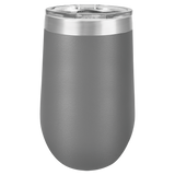 OVERSTOCK SALE oz Blank Stainless Steel Insulated Stemless Wine Tumbler with Lid
