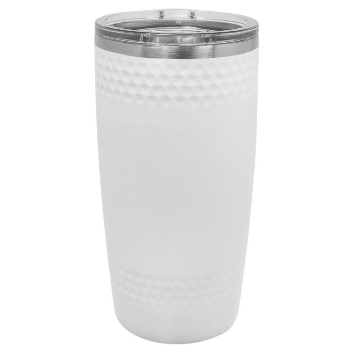 20 oz Golf Ball Dimple Tumbler - Stainless Steel Insulated Travel Mug