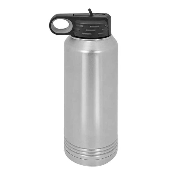 OVERSTOCK SALE 32 oz Stainless Steel Powder Coated Blank Insulated Sport Water Bottle Polar Camel