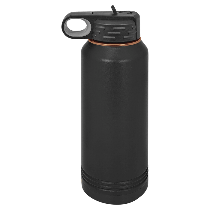 Copper Ion-Plated 32 oz Stainless Steel Powder Coated Blank Insulated Sport Water Bottle Polar Camel