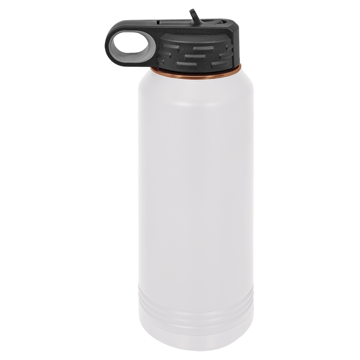 Copper Ion-Plated 32 oz Stainless Steel Powder Coated Blank Insulated Sport Water Bottle Polar Camel