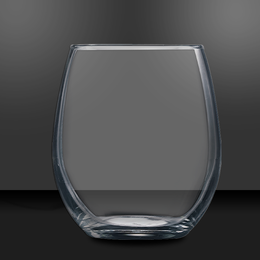 9 oz Small Stemless Wine Glasses Single