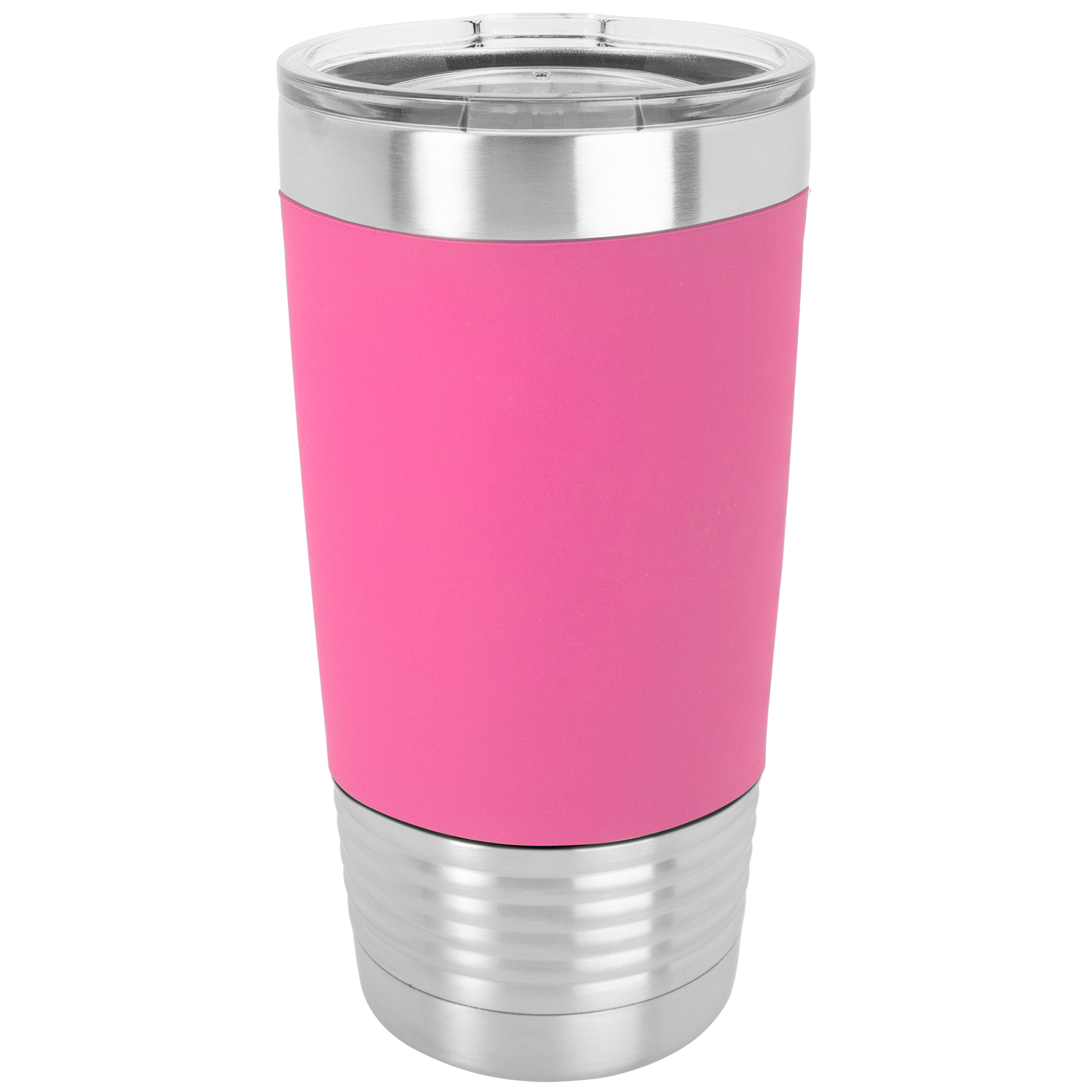 Blank 20 oz Silicone Wrap Insulated Wholesale Tumbler + Lid — Bulk Tumblers