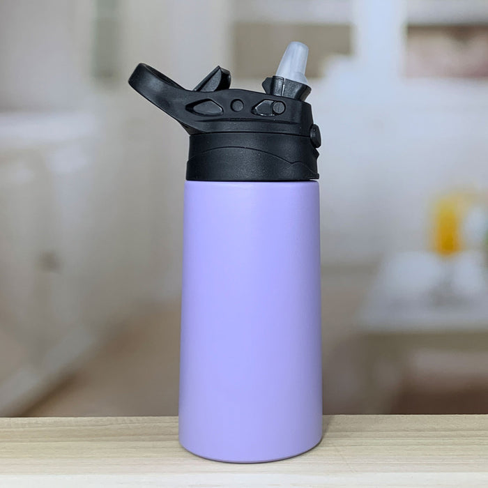 12-ounce-vacuum-insulated-stainless-steel-flip-sport-lid-kids-bottles-powder-coated-lilac-lavender-light-purple-open