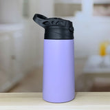 12-ounce-vacuum-insulated-stainless-steel-flip-sport-lid-kids-bottles-powder-coated-lilac-lavender-light-purple