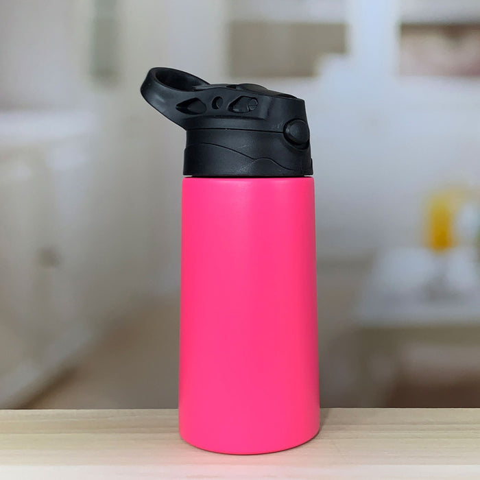 12-ounce-vacuum-insulated-stainless-steel-flip-sport-lid-kids-bottles-powder-coated-neon-hot-pink