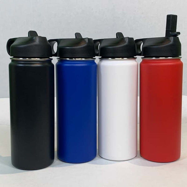 CLEARANCE - 18 oz Sport Bottle with Straw
