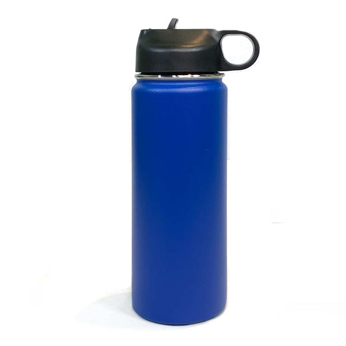 24 oz Aluminum Water Bottle with Sports Sipper Flip Straw