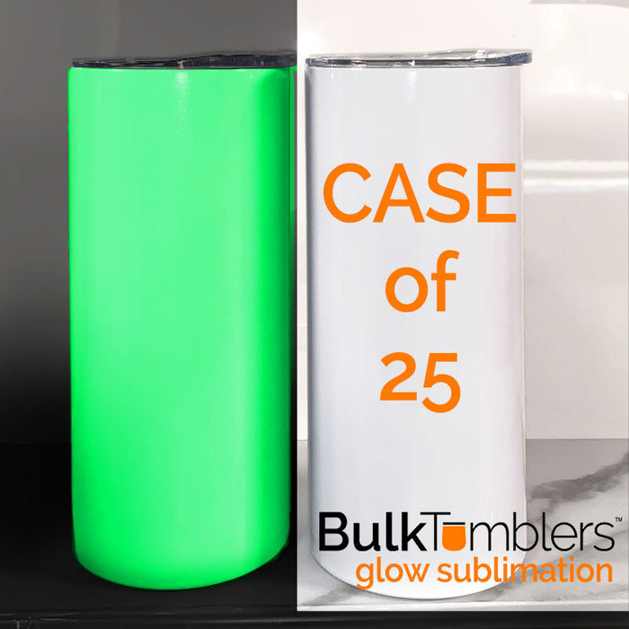 25 pack Sublimation Shrink Wrap for 20 oz. Skinny tumblers and mugs