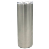 Defective 20 oz Skinny Stainless Steel Insulated Blank Tumblers with Lid and Straw