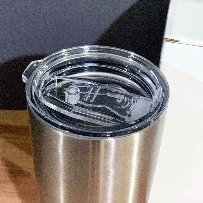 20oz Tapered Stainless Steel Travel Tumbler Sublimation Blank with Lid