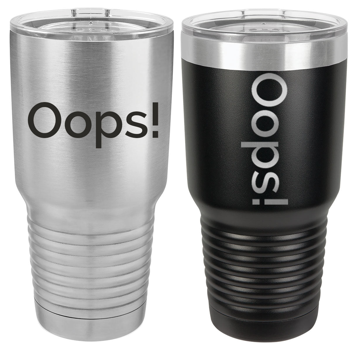 Fuh-Cup Engraving Mistake 30 oz Stainless Steel Insulated SureGrip Tum — Bulk  Tumblers