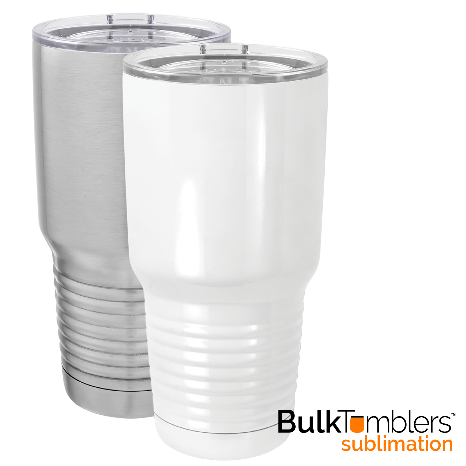 30 oz SUBLIMATION Stainless Steel Blank Insulated SureGrip Tumbler wit