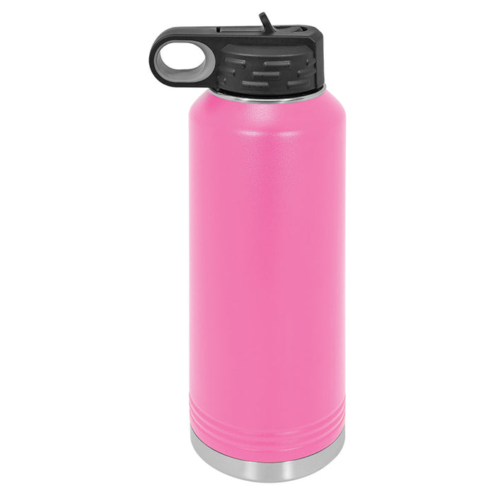 40 Oz Insulated Water Bottle with Straw, Stainless Steel Sports Water  Bottles wi