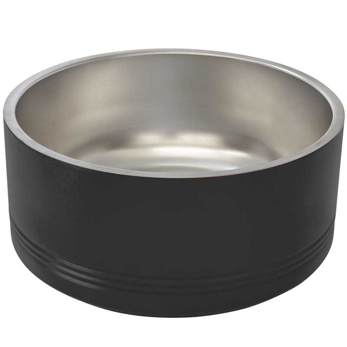 Black Stainless Steel Dog Bowl