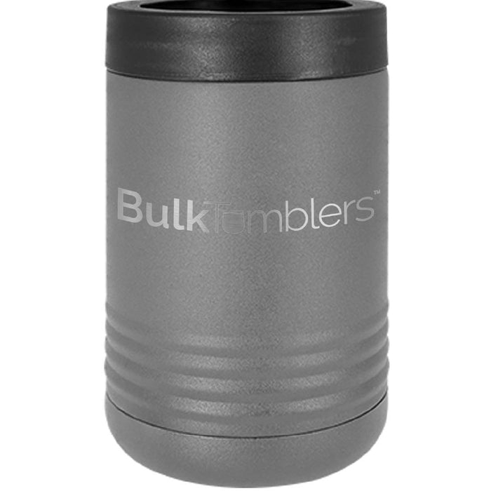 Promo Personalized Beverage Holder for Can / Bottle w Logo Laser Engraved on Insulated Stainless Steel