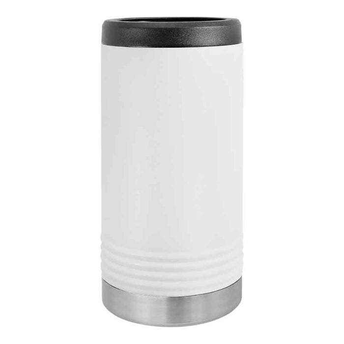 12 oz Skinny Beverage Holder for Slim Cans  - Insulated Stainless Steel Can Cooler (Blank)