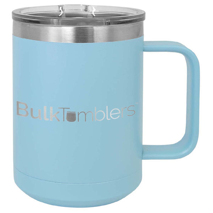 Double Insulated Stainless Steel coffee mug Engraved with your logo or name  - Laser Engraver Pro