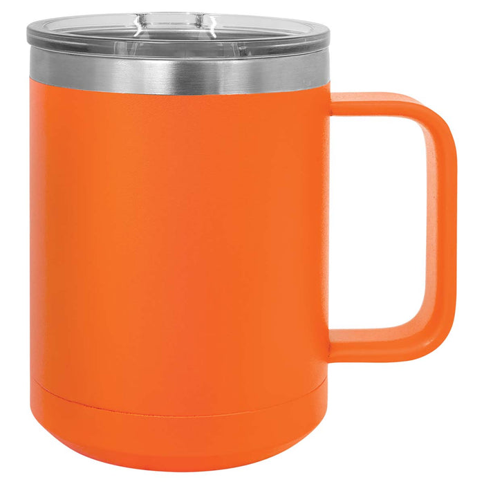 1Pck 20oz Tumblers Stainless Steel Insulated Thermal Cups Coffee Mugs Lid  Orange