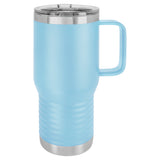 Case of 24 - 20 oz Stainless Steel Insulated Travel Tumbler with Handle - Powder Coated