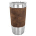 This Polar Camel 20 oz. tumbler is wrapped in the luxury of Laserable Leatherette and comes with a clear lid. The tumbler has all the heat/cold retention properties of Polar Camel, the added beauty of Laserable Leatherette, and the durability of both. Tape at the bottom, they fit most cup holdersand are available in several colors. They make great awards, personalized gifts, or incentives and are perfect for fundraisers!