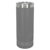 22 oz Skinny Stainless Steel Insulated SureGrip Tumblers, Blank, Polar Camel Lid