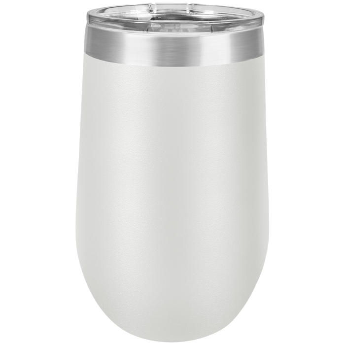 Stainless Steel Wine Tumbler with Lid 16 oz - Kitchables