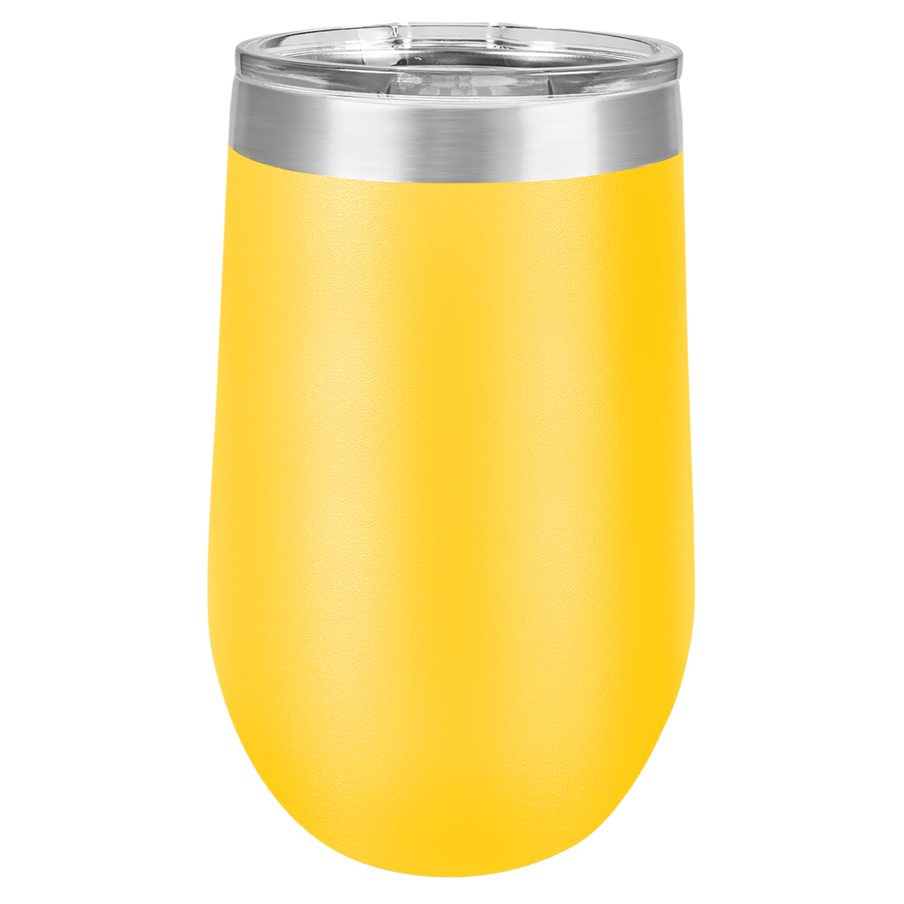 16 oz Blank Stainless Steel Insulated Stemless Wine Tumbler with Lid