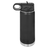 Case of 24 - 20 oz Stainless Steel Powder Coated Blank Insulated Sport Water Bottle Polar Camel